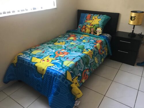 Pokémon, "First Starters" Twin Bed in a Bag Set, 64" x 86", Multi Color photo review